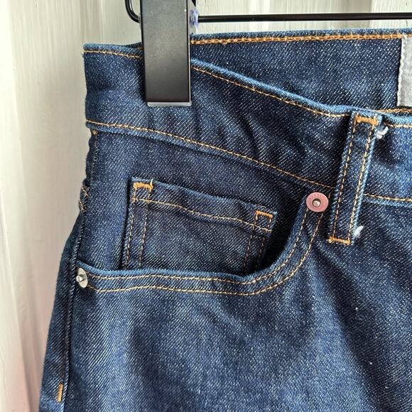 Everlane High Rise Skinny Jean Dark Wash - Picture 4 of 9